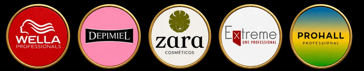 Marcas expositoras da Fest Hair Brasil