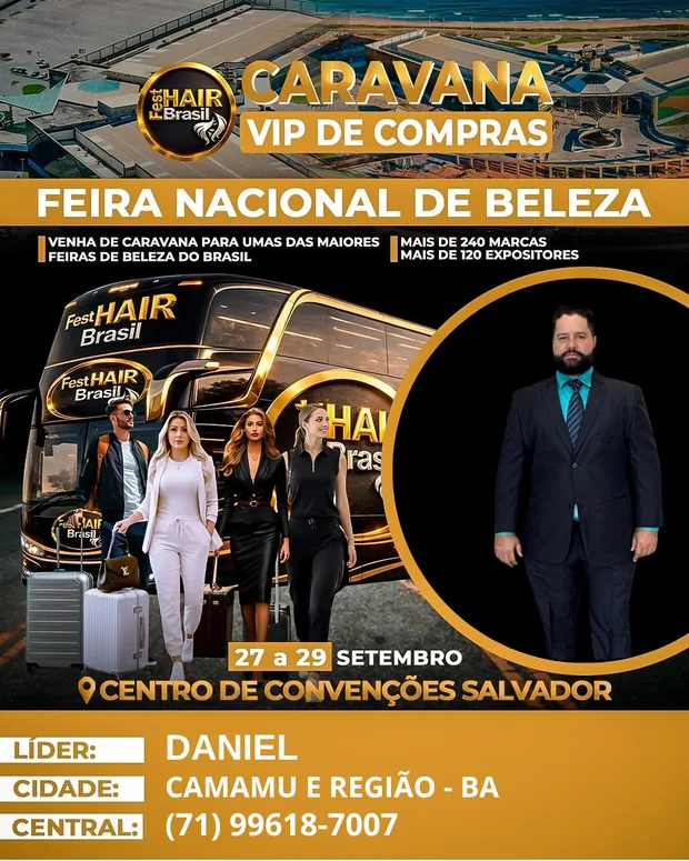 Líder de caravana Daniel — Camamu e Região