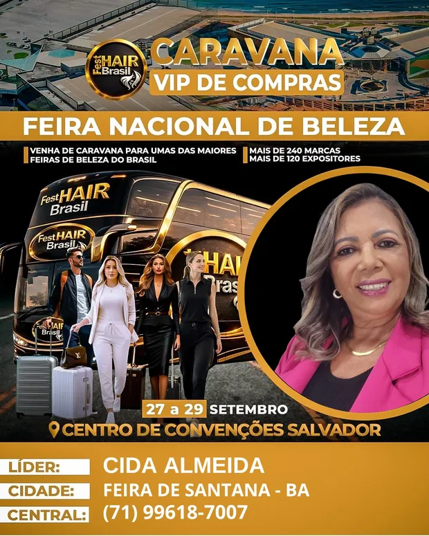 Líder de caravana Cida Almeida — Feira de Santana