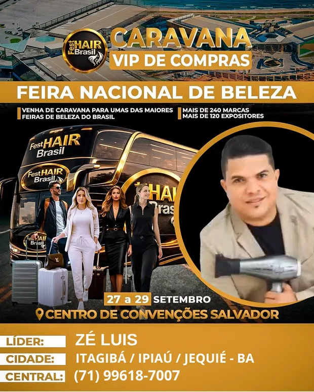 Líder de caravana Zé Luis — Itagibá / Ipiaú / Jequié