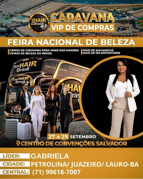 Caravana VIP — Gabriela — Petrolina / Juazeiro / Lauro-BA
