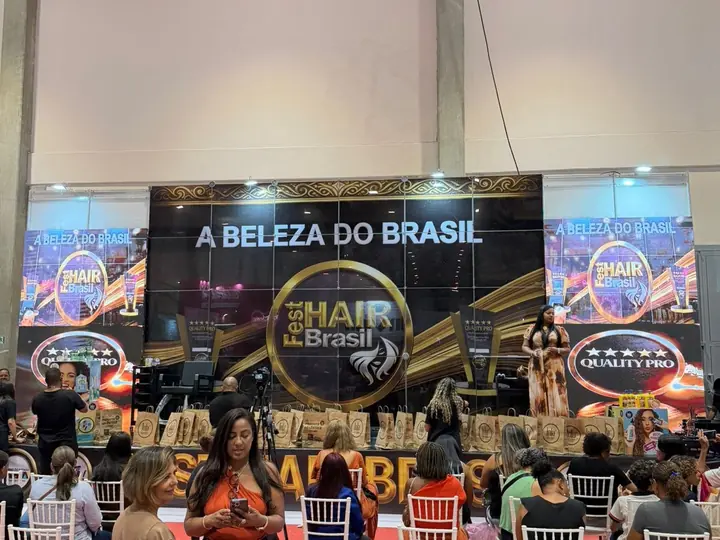 Palco A Beleza do Brasil — montagem Montec